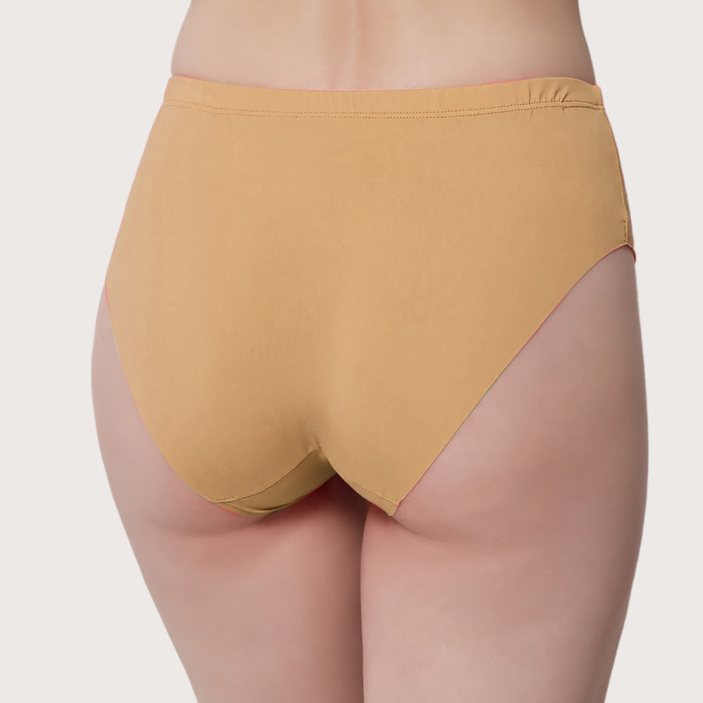 Buy Texello Women's Seamless Hipster Ice Silk Panty - Cream (28A