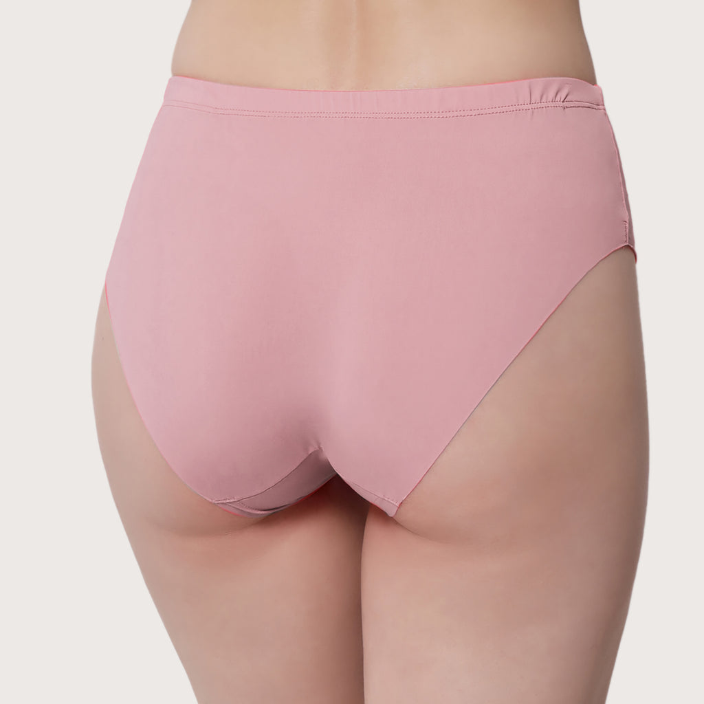 Buy MYYNTI 5 PCS Women's Cotton Ice Silk Seamless Panties Hipster
