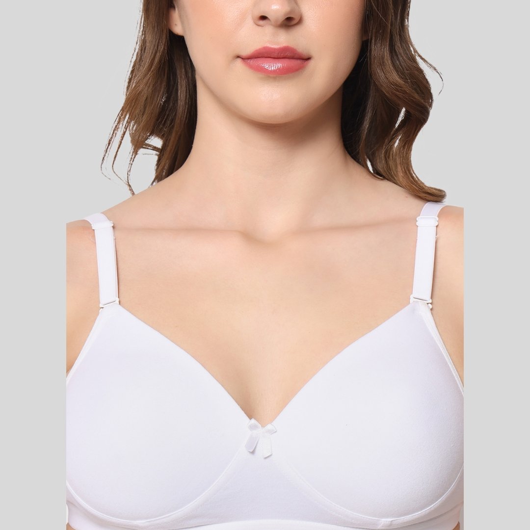 Buy BEWILD Full Coverage Backless Padded Bra for Women and Girls, T-Shirt, Non Wired, Everyday, Fancy, Cotton, Adjustable