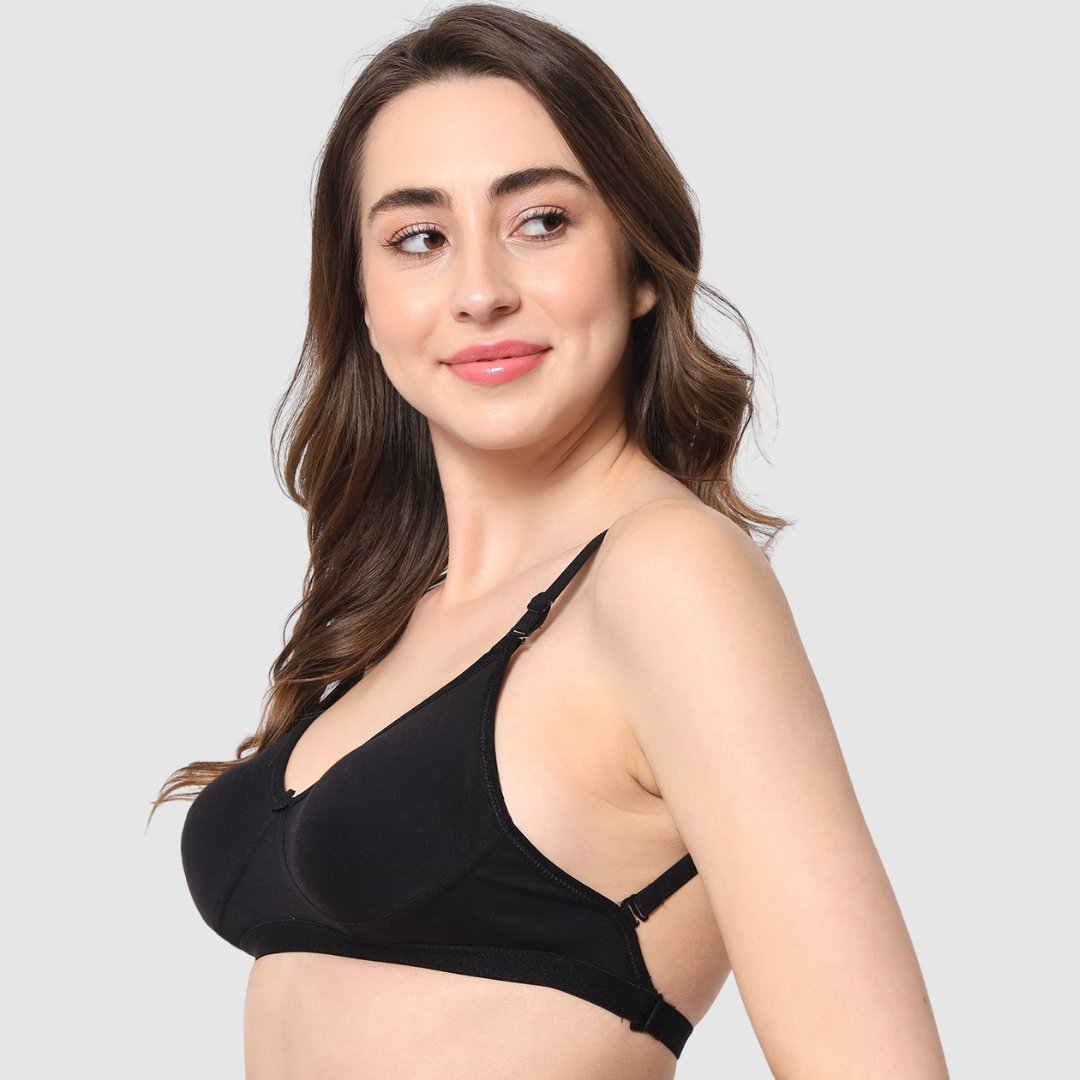 Buy Bewild Full Coverage Backless Non Padded Bra for Women and